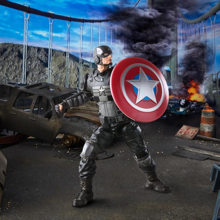 Marvel's Avengers Marvel Legends Captain America Action Figure (Joe Fixit BAF) Gallery Image 8