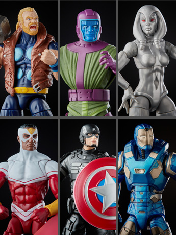 Marvel's Avengers Marvel Legends Wave 1 Set of 6 Action Figures (Joe Fixit BAF) Gallery Image 2