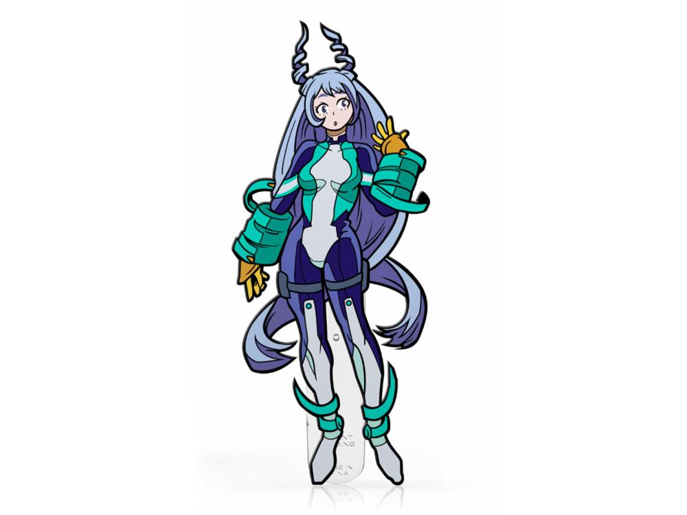 My Hero Academia FiGPiN #525 Nejire Hado (Hero Costume) Gallery Image 4