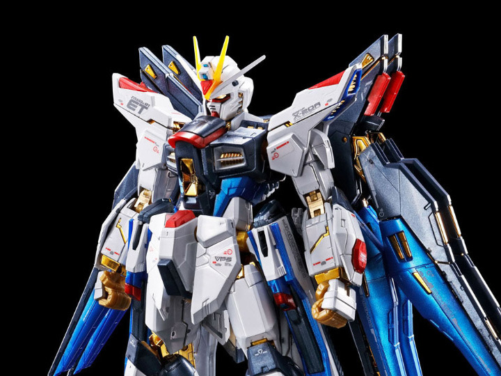Mobile Suit Gundam SEED Destiny RG Strike Freedom Gundam (Titanium Finish) 1/144 Scale Exclusive Model Kit Gallery Image 1