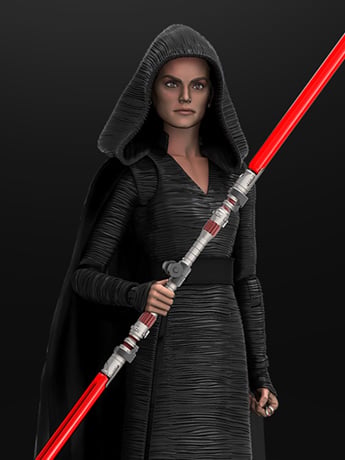 Star Wars: The Black Series 6" Dark Rey (The Rise of Skywalker) Gallery Image 2