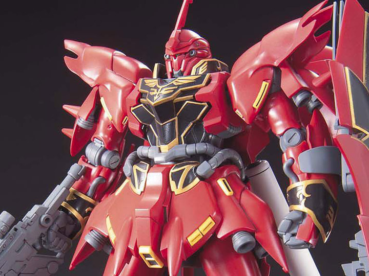 Mobile Suit Gundam Unicorn HGUC MSN-06S Sinanju 1/144 Scale Model Kit Gallery Image 1