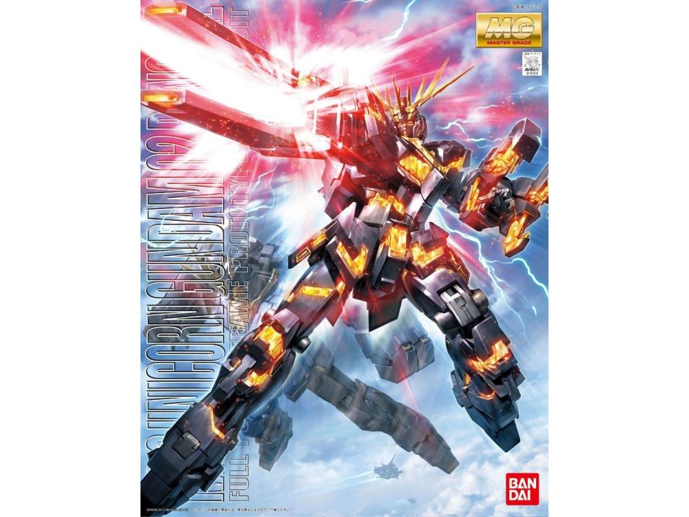 Mobile Suit Gundam Unicorn MG RX-0 Unicorn Gundam 02 Banshee 1/100 Scale Model Kit Gallery Image 8