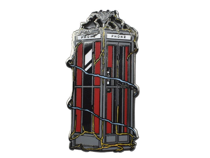 Bill and Ted's Excellent Adventure Phone Booth Lapel Pin Gallery Image 1