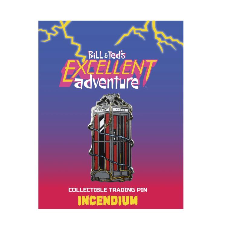 Bill and Ted's Excellent Adventure Phone Booth Lapel Pin Gallery Image 3