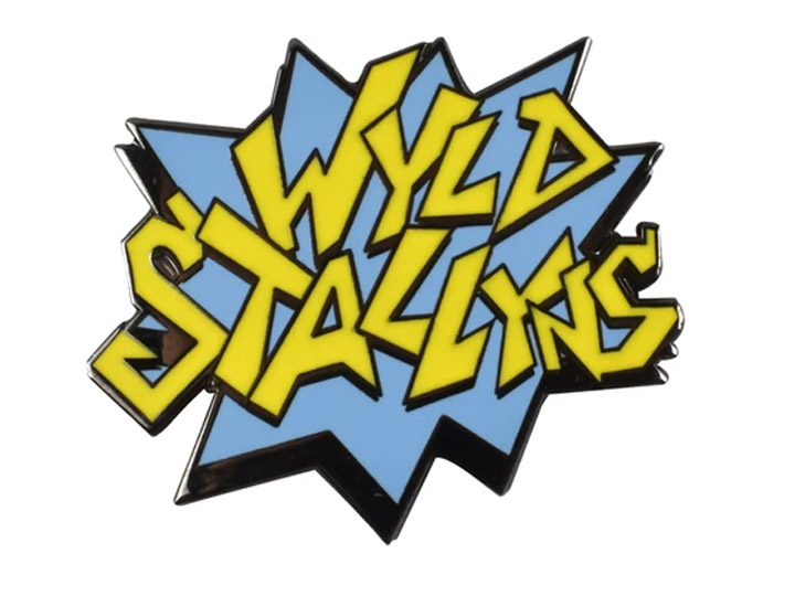 Bill and Ted's Excellent Adventure Wyld Stallyns Lapel Pin Gallery Image 1