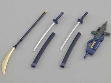 Dynasty Warriors: Gundam MG Musha Gundam Mk-II 1/100 Scale Model Kit Gallery Image 7