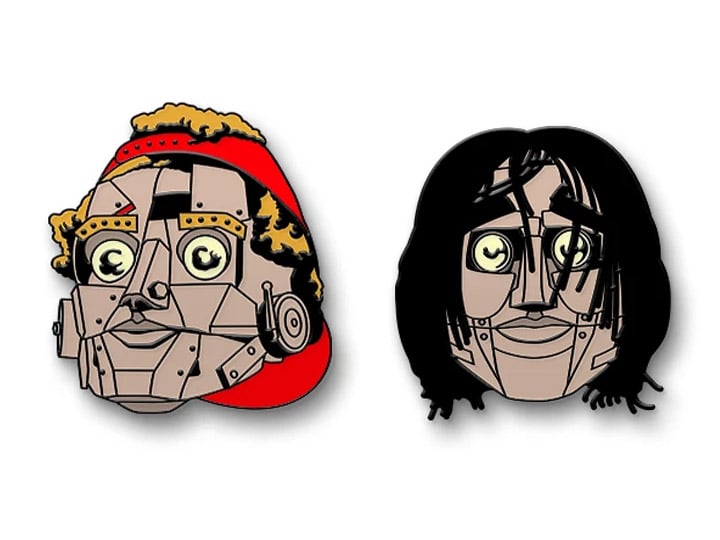 Bill and Ted's Bogus Journey Good Robot Replicas Lapel Pins Gallery Image 1