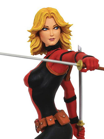 Marvel Gallery Lady Deadpool (Unmasked) NYCC 2020 Exclusive Figure Gallery Image 2