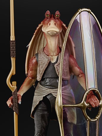 Star Wars: The Black Series 6" Deluxe Jar Jar Binks Gallery Image 2