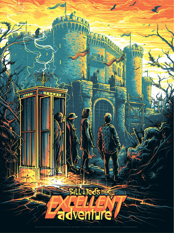 Bill and Ted's Excellent Adventure (Variant Edition) Silkscreen Art Print Gallery Image 2