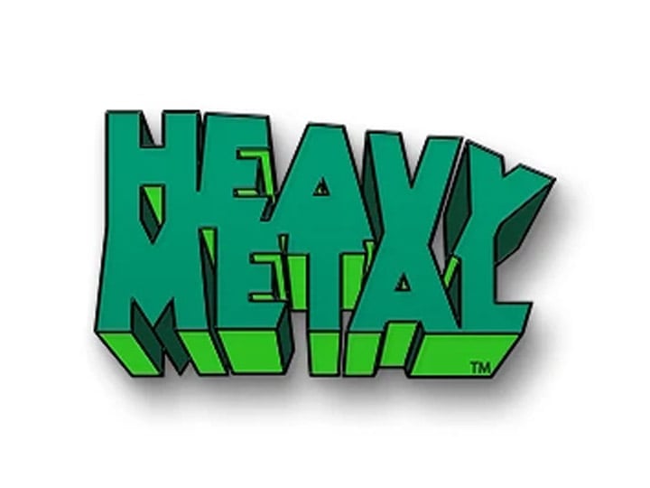 Heavy Metal Logo (Green) Glow in the Dark Lapel Pin