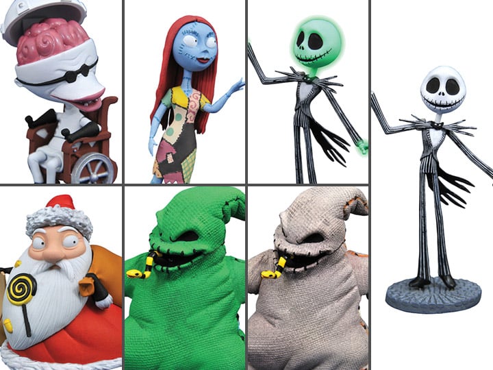 The Nightmare Before Christmas D-Formz Series 2 Box of 12 Figurines Gallery Image 1