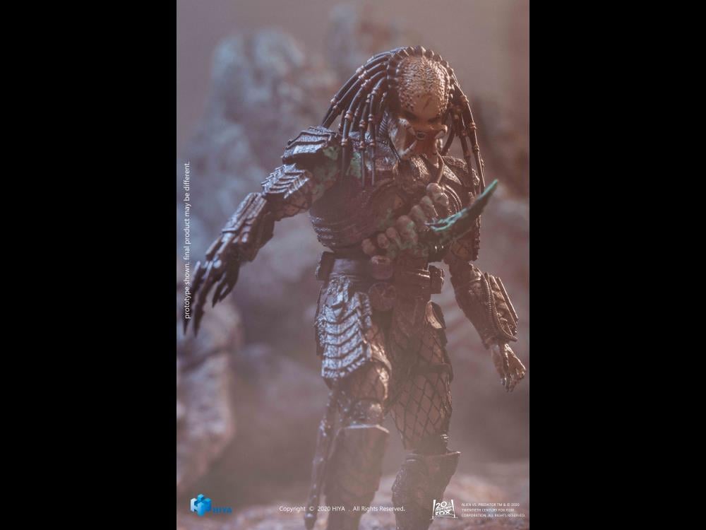 Alien Vs. Predator Scar Predator (Final Battle) 1:18 Scale PX Previews Exclusive Figure Gallery Image 7