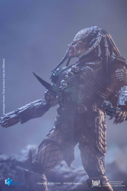 Alien Vs. Predator Scar Predator (Final Battle) 1:18 Scale PX Previews Exclusive Figure Gallery Image 4