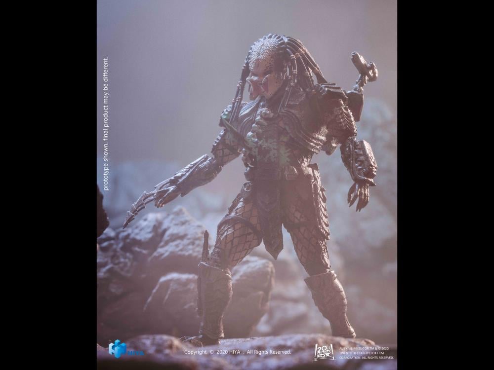 Alien Vs. Predator Scar Predator (Final Battle) 1:18 Scale PX Previews Exclusive Figure Gallery Image 8