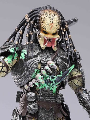 Alien Vs. Predator Scar Predator (Final Battle) 1:18 Scale PX Previews Exclusive Figure Gallery Image 2