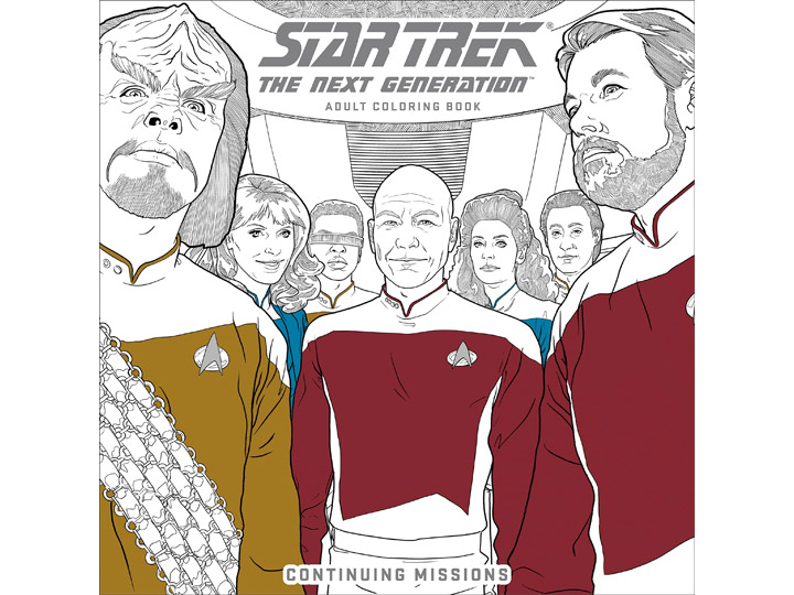 Star Trek: The Next Generation Continuing Missions Adult Coloring Book Gallery Image 1