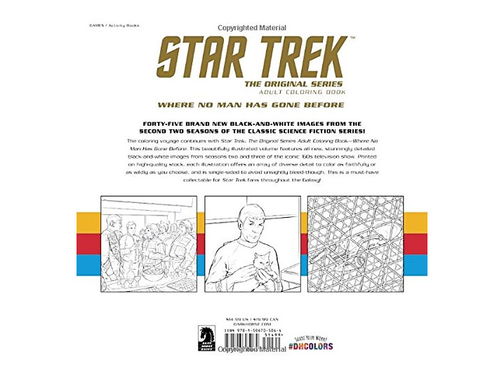 Star Trek: The Original Series Adult Coloring Book Volume 2 Gallery Image 3