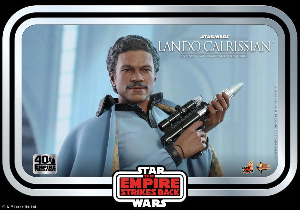 Star Wars: The Empire Strikes Back 40th Anniversary MMS588 Lando Calrissian 1/6th Scale Collectible Figure Gallery Image 11