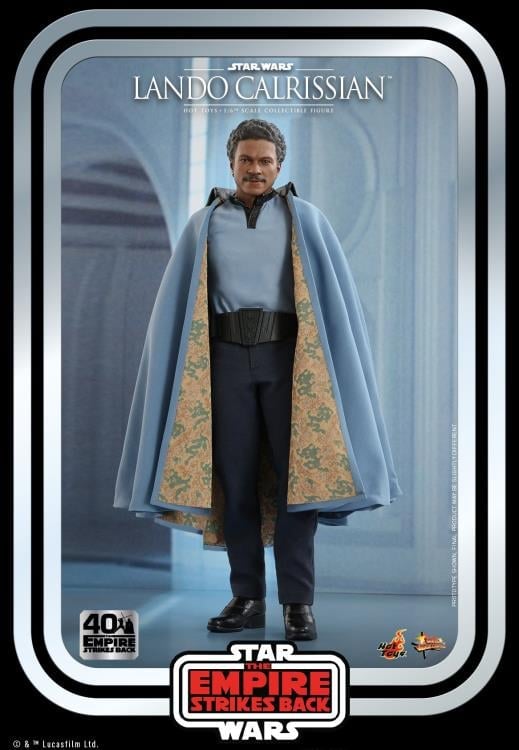 Star Wars: The Empire Strikes Back 40th Anniversary MMS588 Lando Calrissian 1/6th Scale Collectible Figure Gallery Image 5