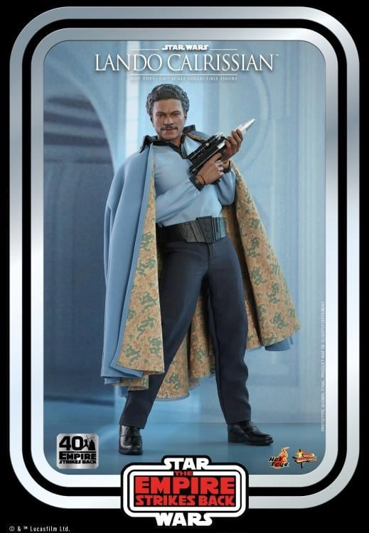 Star Wars: The Empire Strikes Back 40th Anniversary MMS588 Lando Calrissian 1/6th Scale Collectible Figure Gallery Image 3