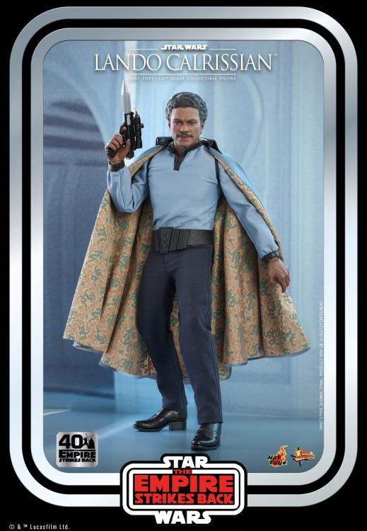 Star Wars: The Empire Strikes Back 40th Anniversary MMS588 Lando Calrissian 1/6th Scale Collectible Figure Gallery Image 6