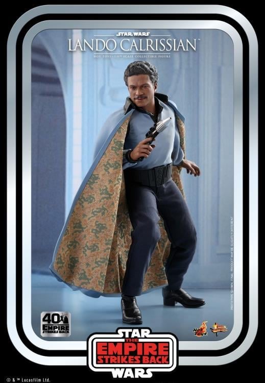Star Wars: The Empire Strikes Back 40th Anniversary MMS588 Lando Calrissian 1/6th Scale Collectible Figure Gallery Image 4