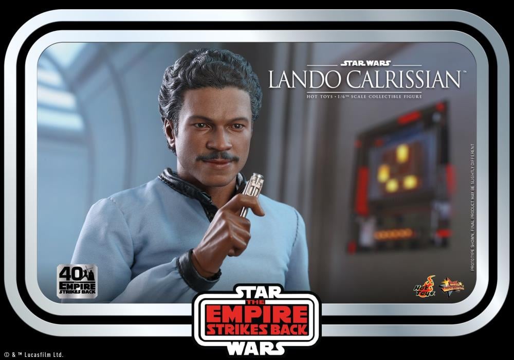 Star Wars: The Empire Strikes Back 40th Anniversary MMS588 Lando Calrissian 1/6th Scale Collectible Figure Gallery Image 14
