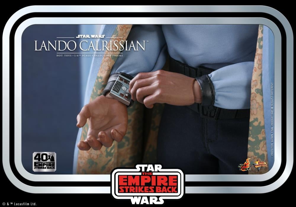 Star Wars: The Empire Strikes Back 40th Anniversary MMS588 Lando Calrissian 1/6th Scale Collectible Figure Gallery Image 13