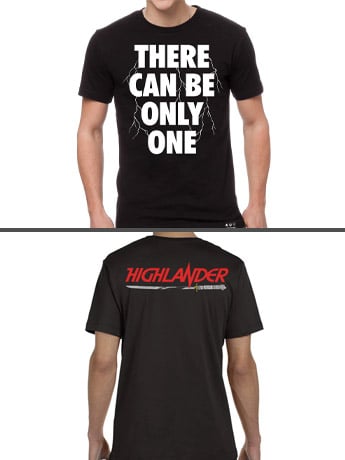 Highlander There Can Be Only One (Katana Design Ver.) T-Shirt Gallery Image 2