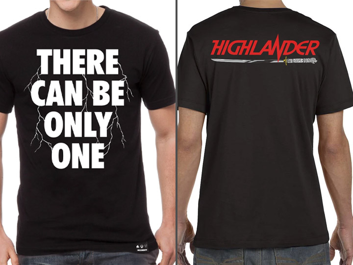 Highlander There Can Be Only One (Katana Design Ver.) T-Shirt Gallery Image 1