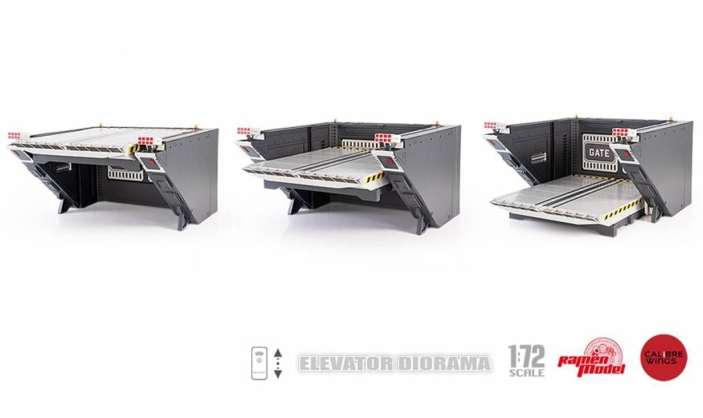 Aircraft Elevator 1/72 Scale Diorama Set Gallery Image 7