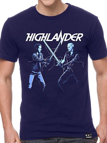 Highlander Duel (Blue) T-Shirt Gallery Image 2
