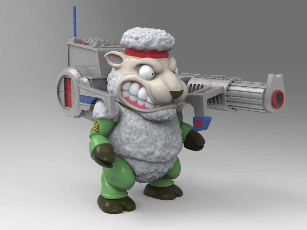 Barnyard Commandos Sergeant Wooly Pull Over Figure Gallery Image 10