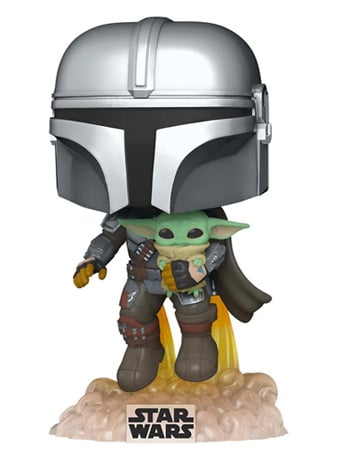 Pop! Star Wars: The Mandalorian - Mandalorian with The Child Gallery Image 2