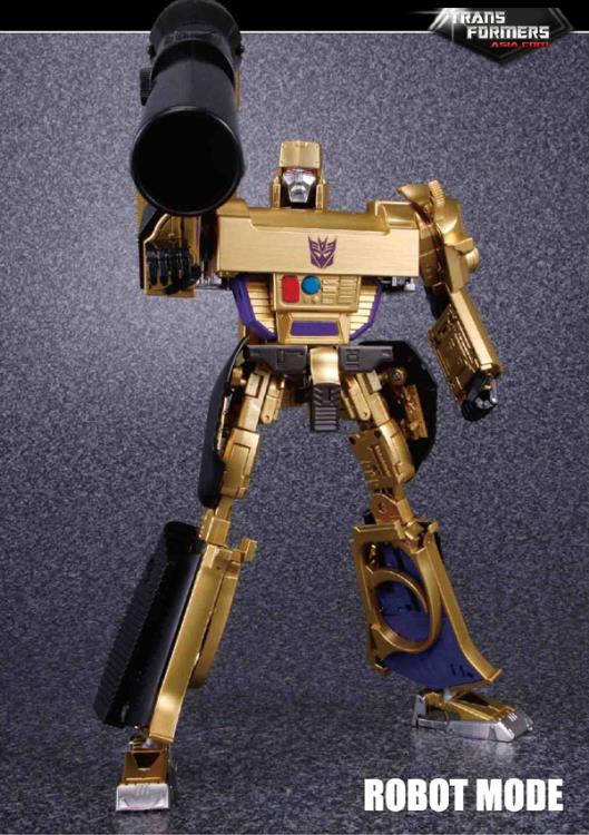 Transformers Masterpiece MP-05G Megatron (Gold Version 30th Anniversary Exclusive With Reflector) Gallery Image 3