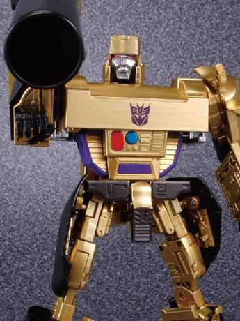 Transformers Masterpiece MP-05G Megatron (Gold Version 30th Anniversary Exclusive With Reflector) Gallery Image 2