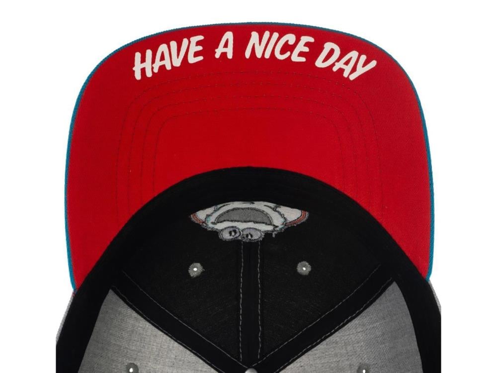 Sesame Street Cookie Monster Pre-Curved Snapback Hat Gallery Image 7