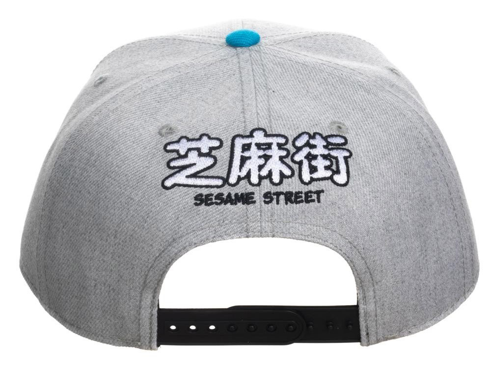 Sesame Street Cookie Monster Pre-Curved Snapback Hat Gallery Image 4