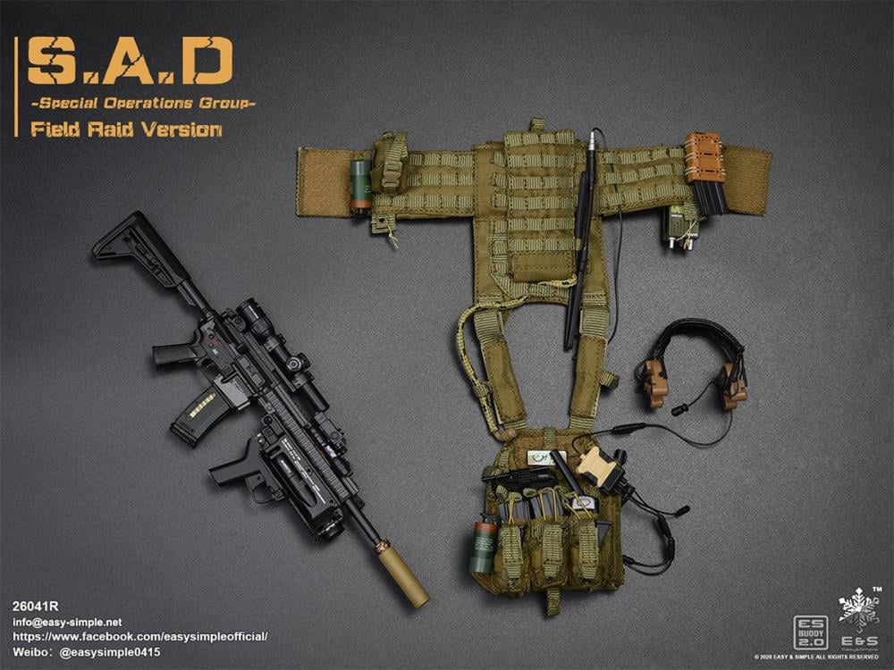 S.A.D. Special Operations Group (Field Raid Ver.) 1/6 Scale Figure Gallery Image 30