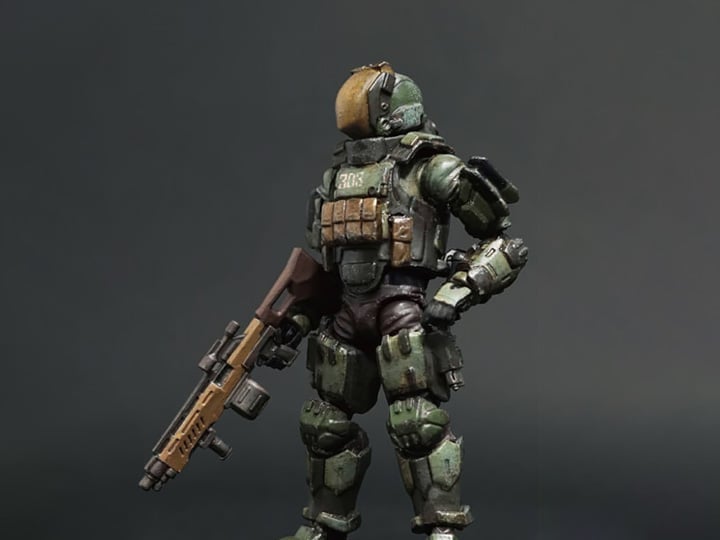 Acid Rain FAV-A34 Glaucus Infiltrator Action Figure Gallery Image 1
