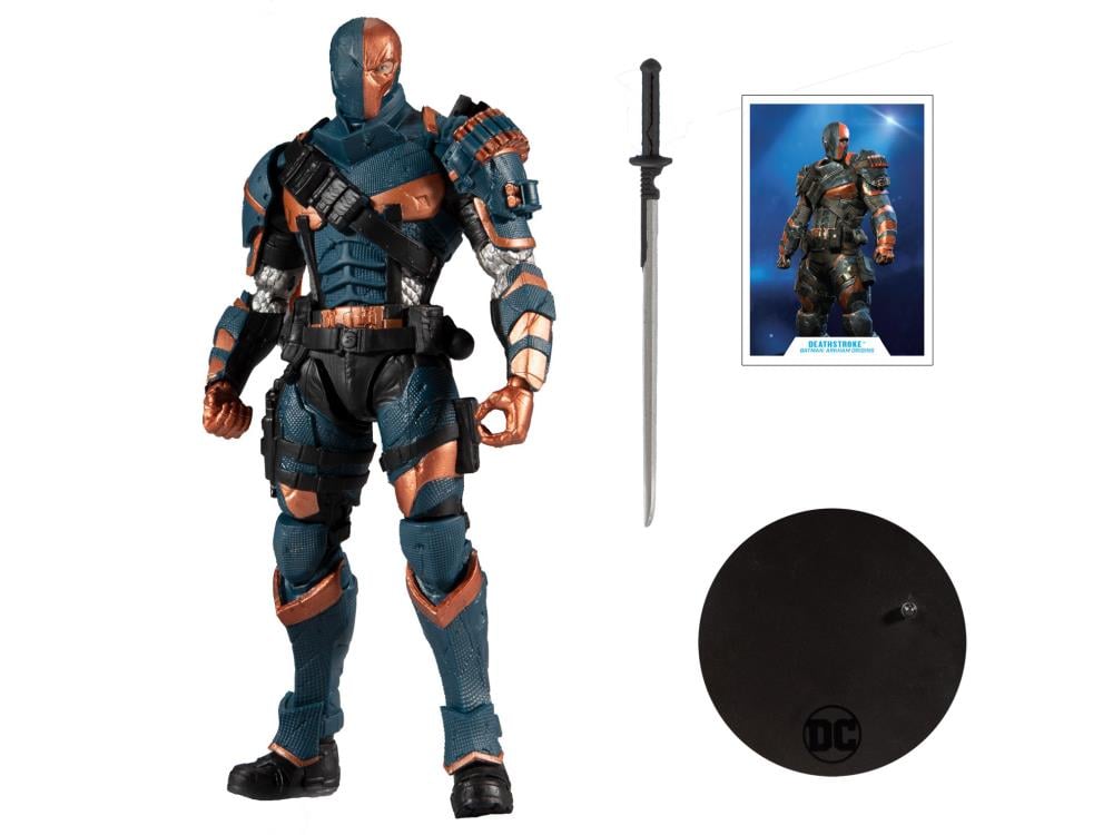 Batman: Arkham Origins DC Multiverse Deathstroke Action Figure Gallery Image 8