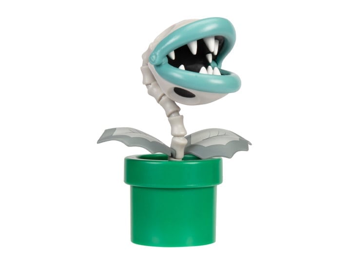 World of Nintendo Bone Piranha Plant 4-Inch Scale Figure Gallery Image 1