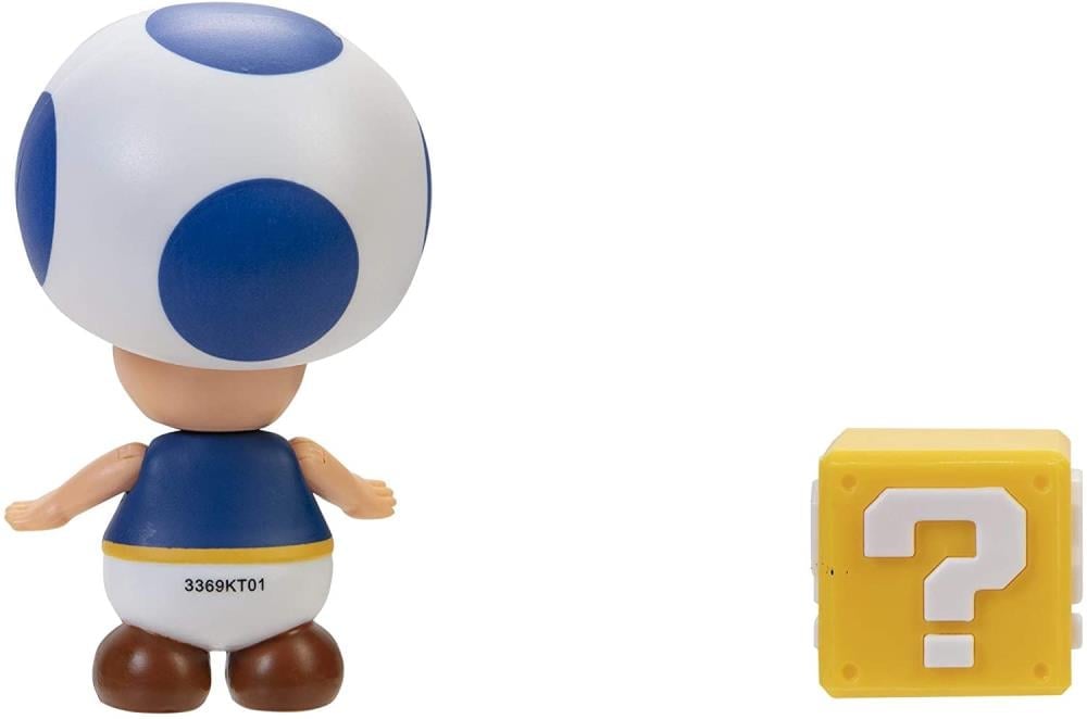 World of Nintendo 4" Toad (Blue) Figure Gallery Image 5