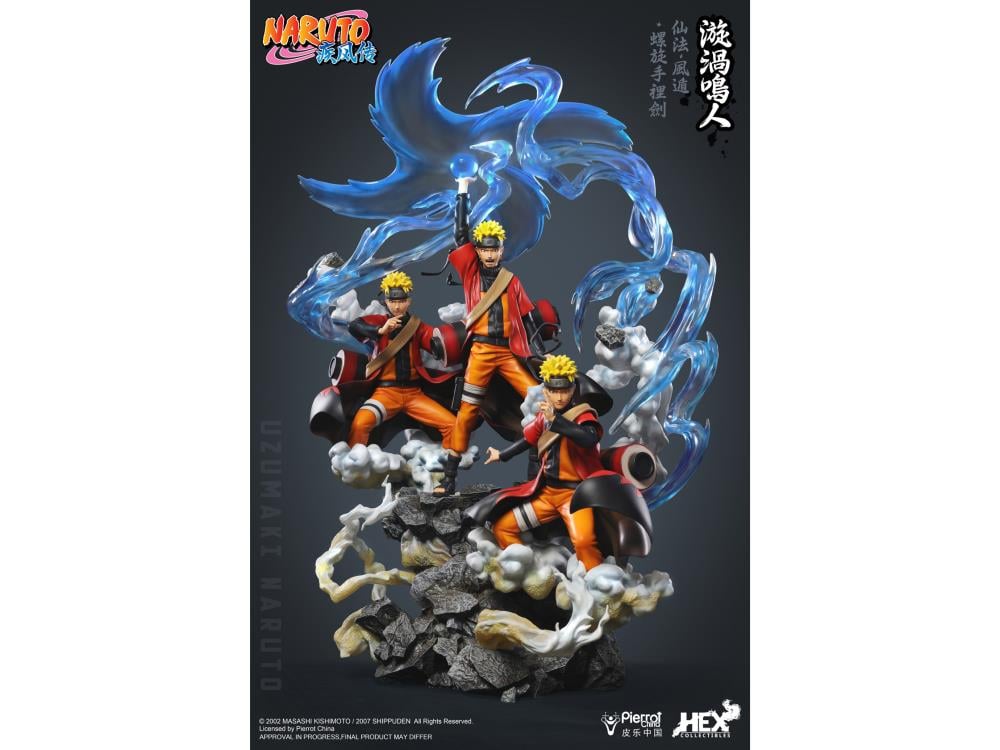 Naruto: Shippuden Naruto Uzumaki Wind Release: Rasenshuriken 1/8 Scale Limited Edition Statue Gallery Image 3