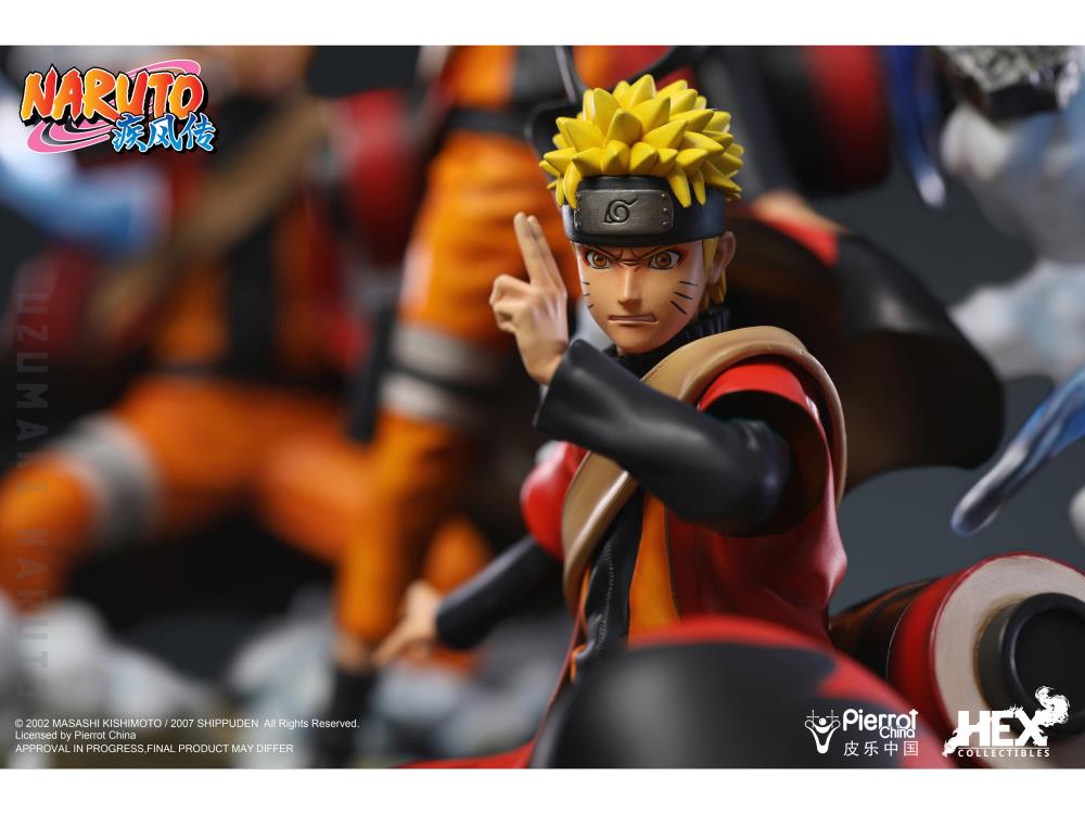 Naruto: Shippuden Naruto Uzumaki Wind Release: Rasenshuriken 1/8 Scale Limited Edition Statue Gallery Image 14