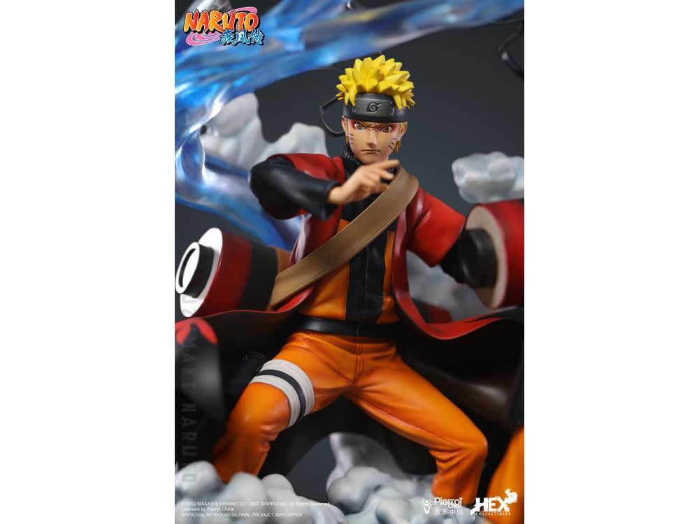 Naruto: Shippuden Naruto Uzumaki Wind Release: Rasenshuriken 1/8 Scale Limited Edition Statue Gallery Image 12