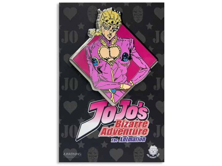 JoJo's Bizarre Adventure Diamond Series Giorno Giovanna Enamel Pin Gallery Image 1