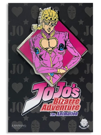 JoJo's Bizarre Adventure Diamond Series Giorno Giovanna Enamel Pin Gallery Image 2